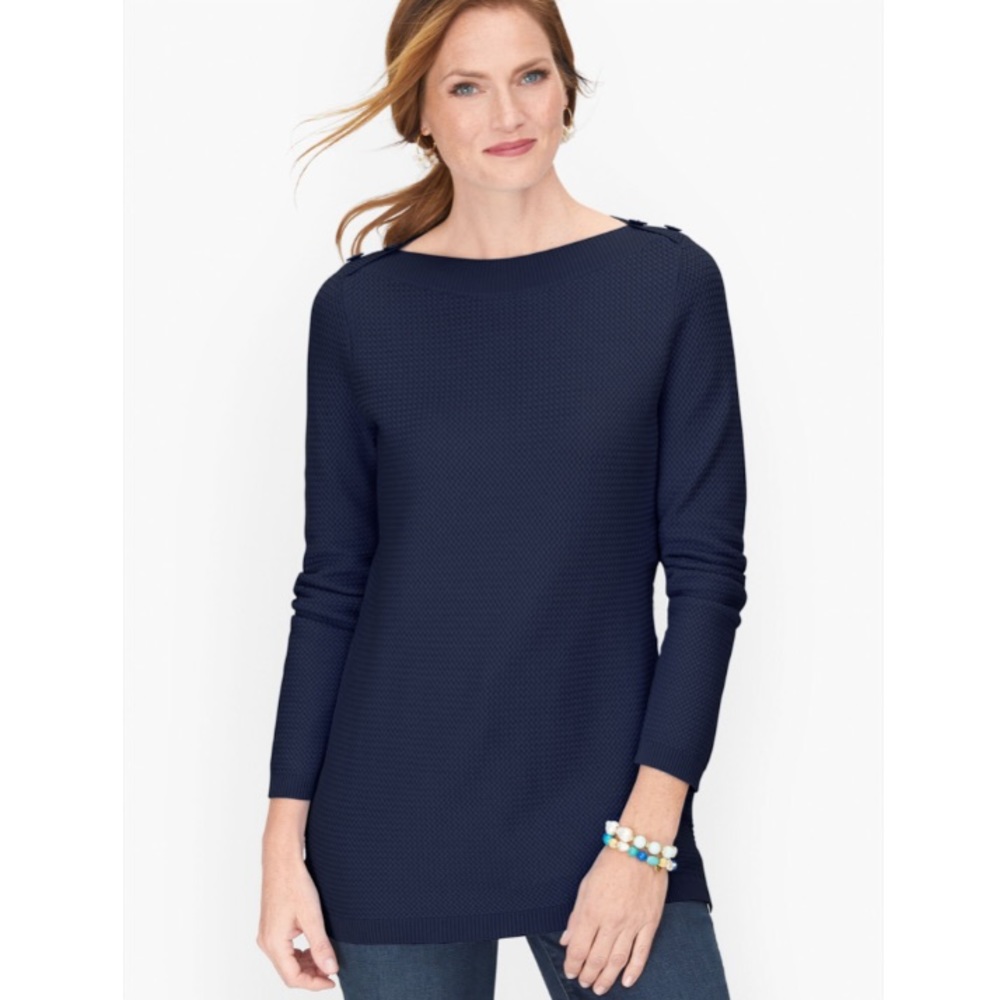 TALBOTS BASKET WEAVE SWEATER